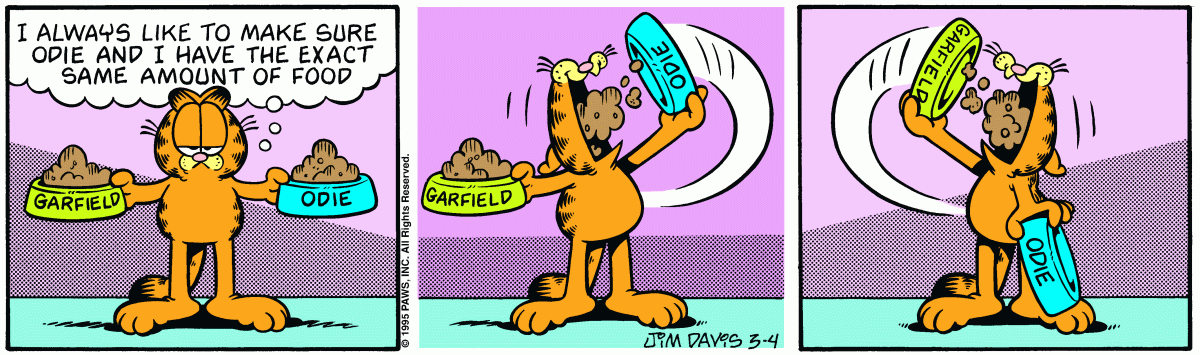 Garfield, March 4, 1995