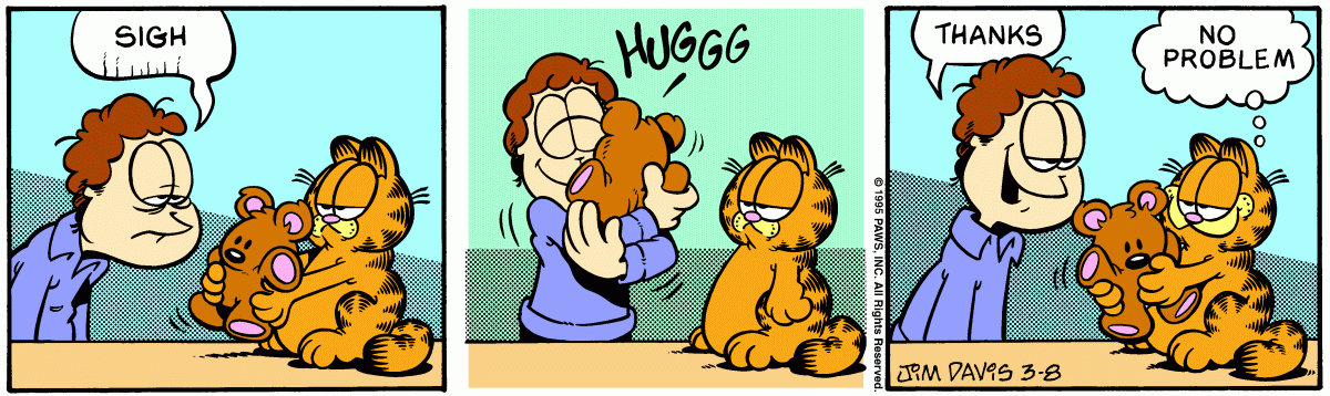 Garfield, March 8, 1995