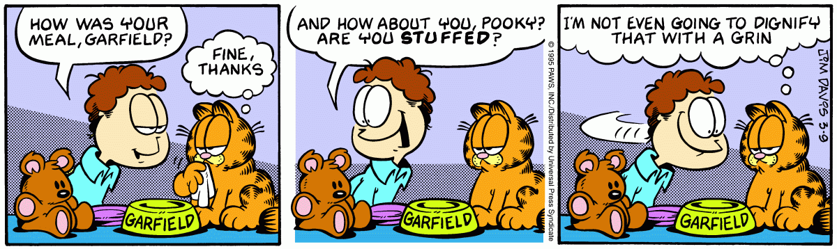 Garfield, March 9, 1995