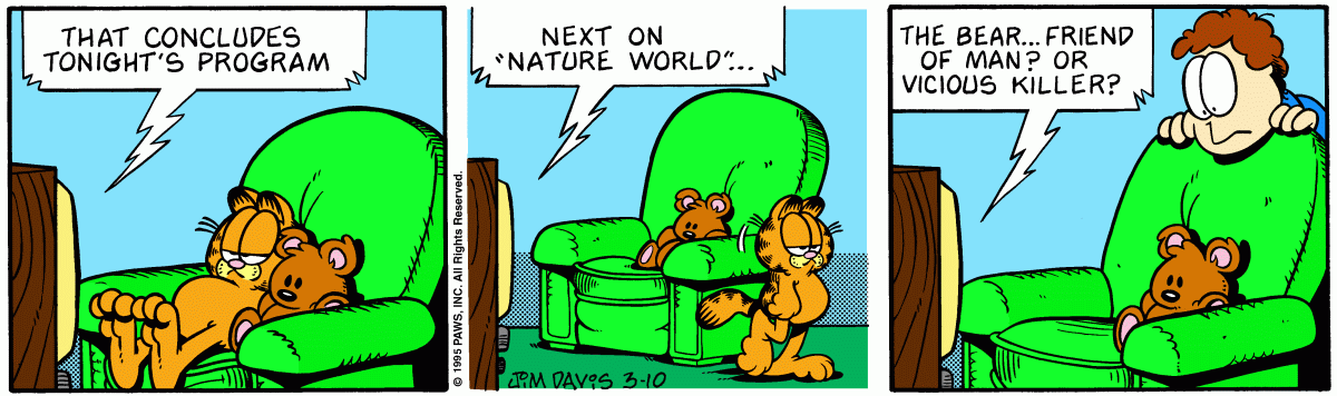 Garfield, March 10, 1995