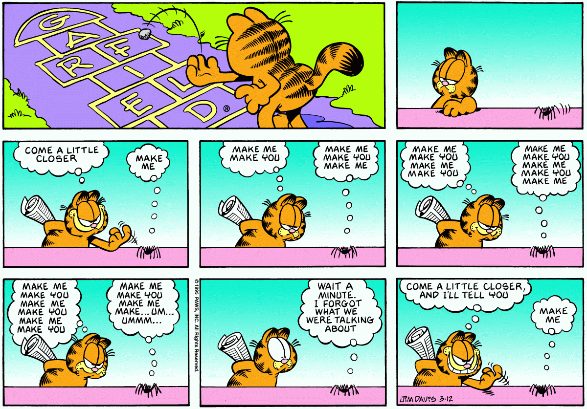 Garfield, March 12, 1995