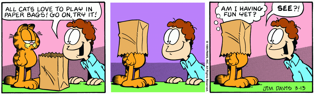 Garfield, March 13, 1995