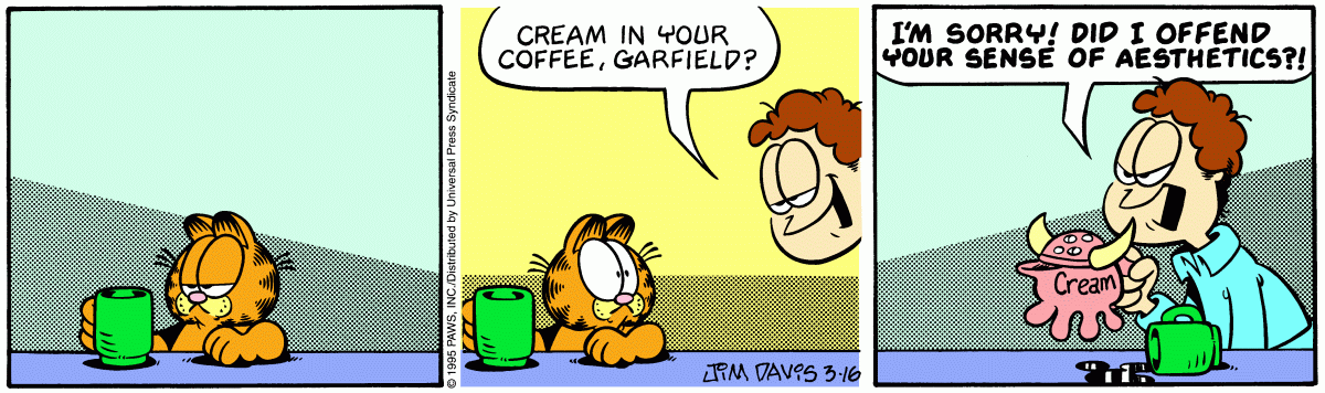 Garfield, March 16, 1995