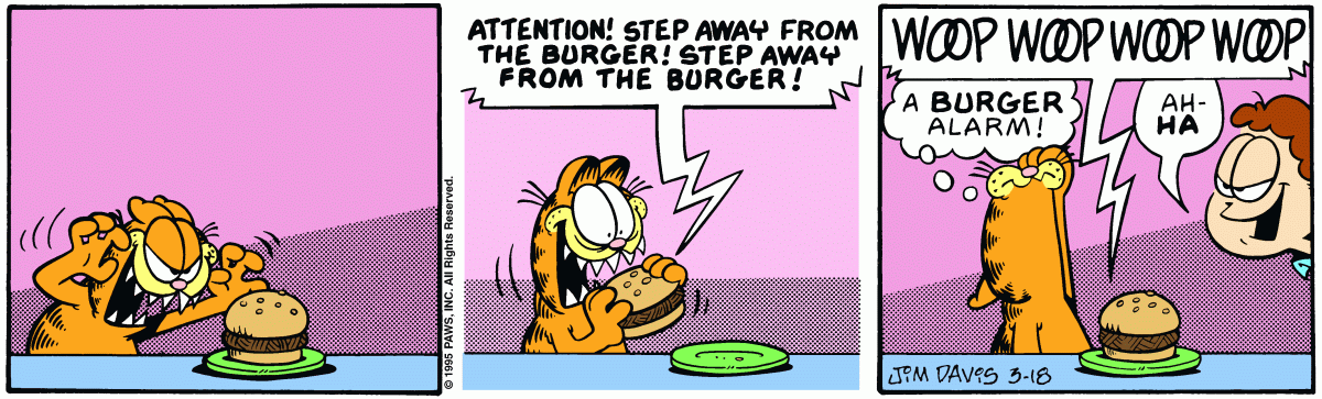 Garfield, March 18, 1995