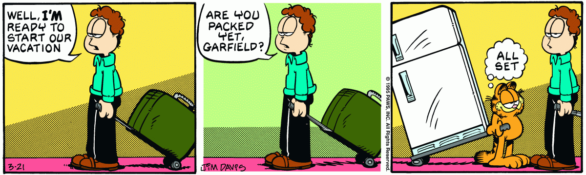 Garfield, March 21, 1995