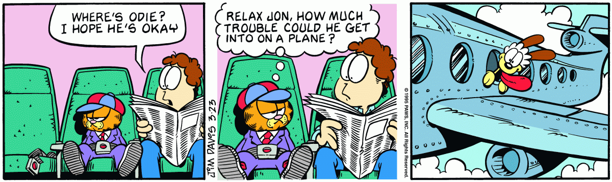 Garfield, March 23, 1995