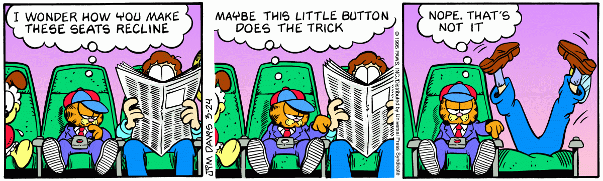 Garfield, March 24, 1995