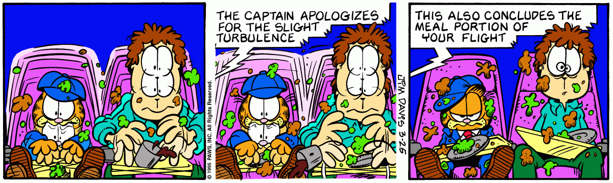Garfield, March 25, 1995