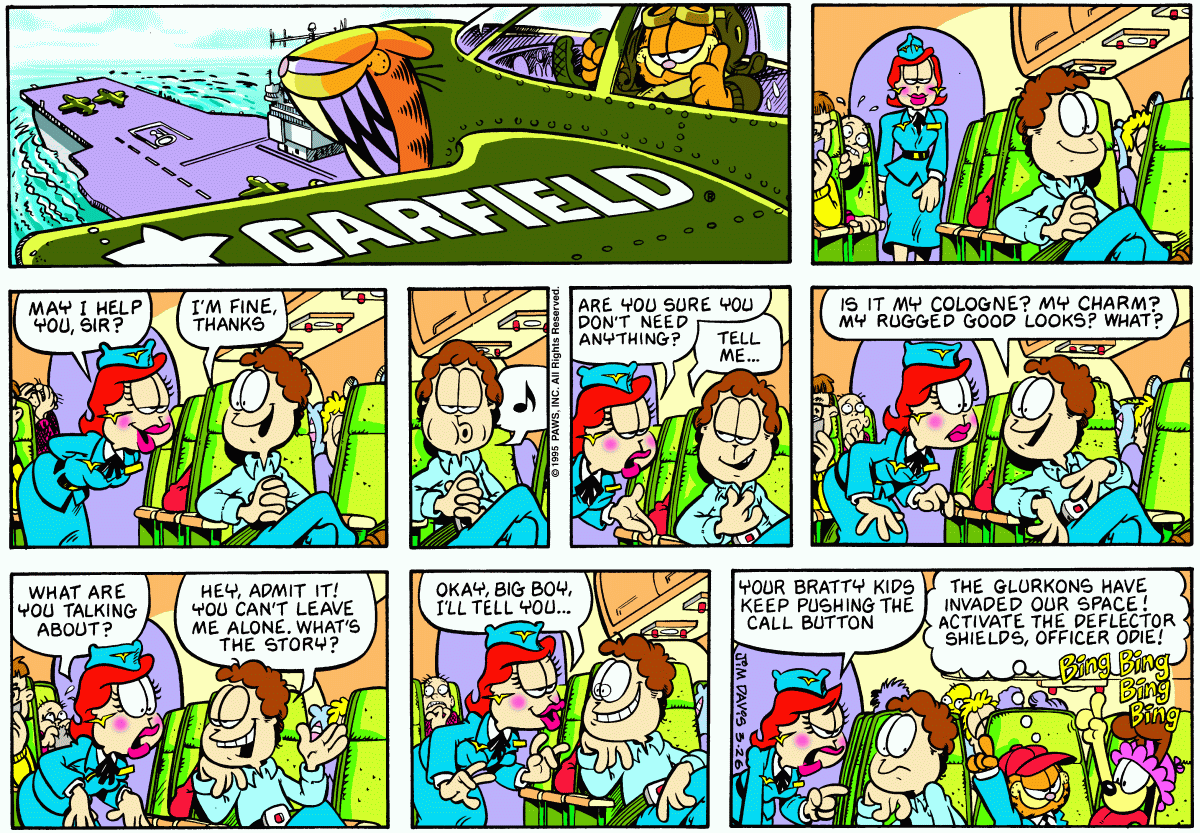 Garfield, March 26, 1995