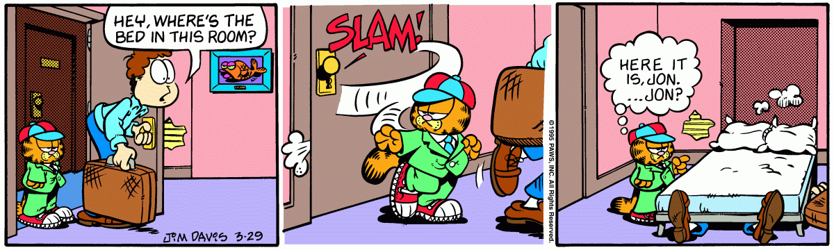Garfield, March 29, 1995