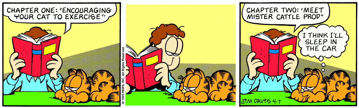Garfield, April 7, 1995