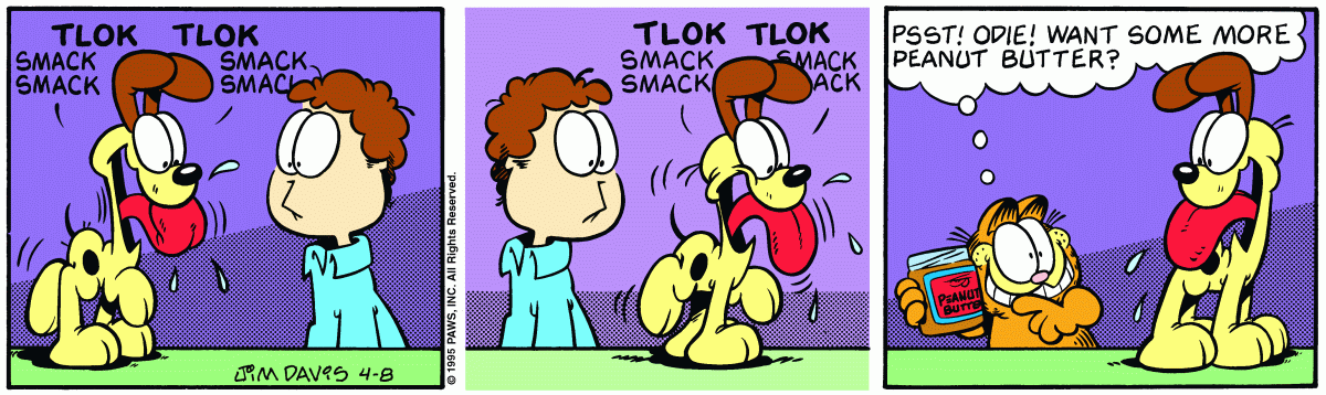 Garfield, April 8, 1995