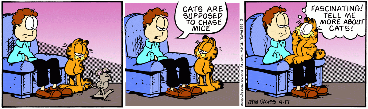Garfield, April 17, 1995
