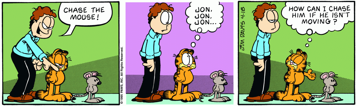 Garfield, April 18, 1995