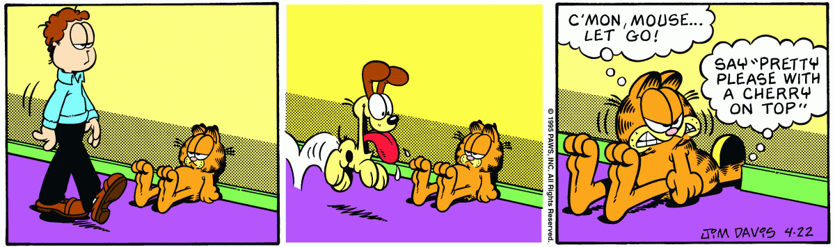 Garfield, April 22, 1995