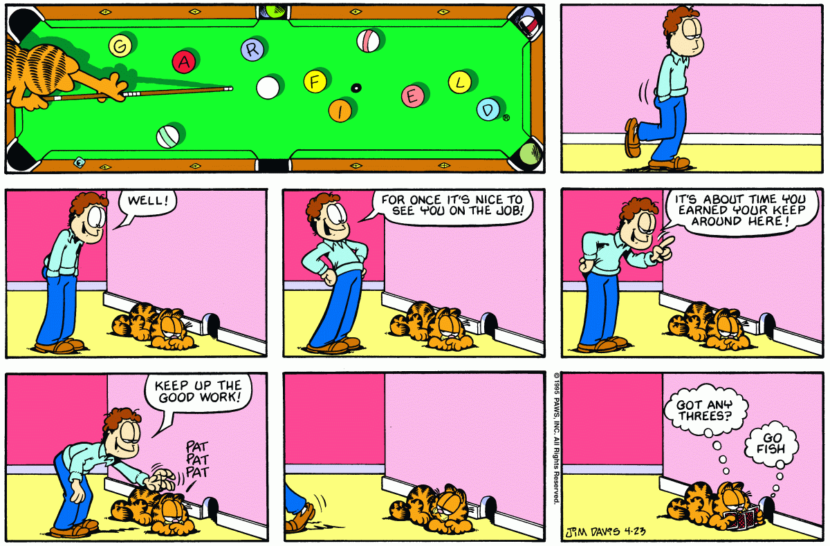 Garfield, April 23, 1995