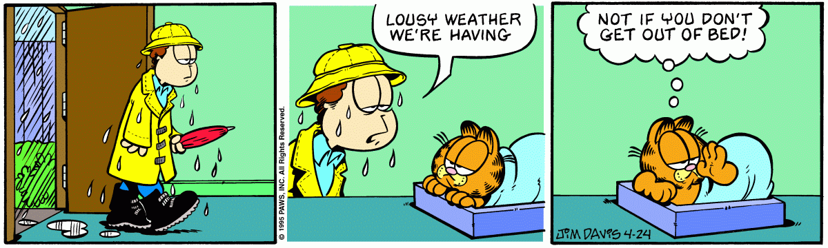 Garfield, April 24, 1995