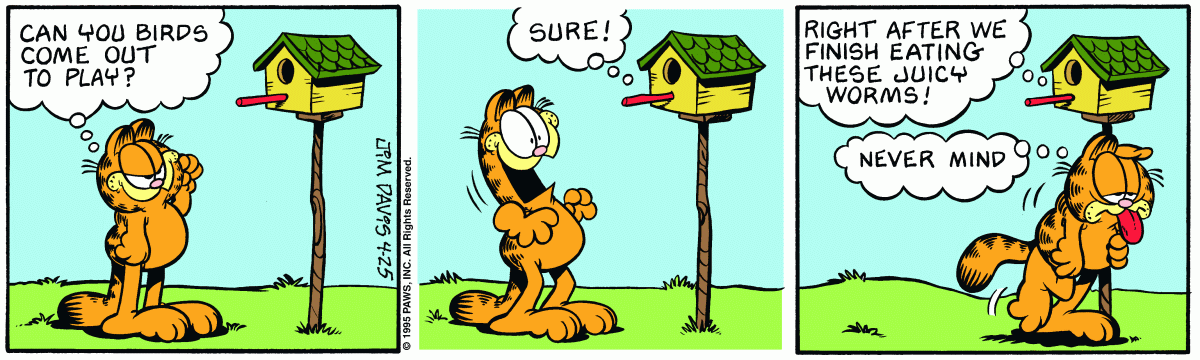 Garfield, April 25, 1995