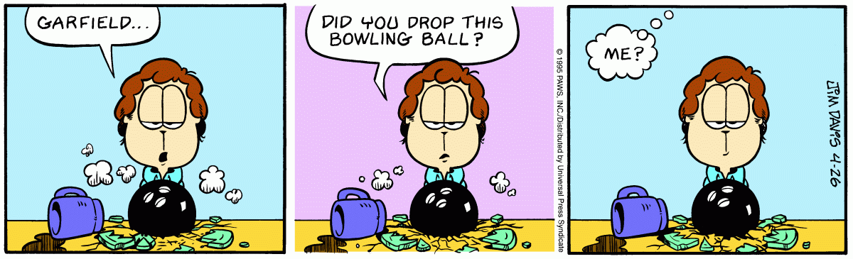 Garfield, April 26, 1995