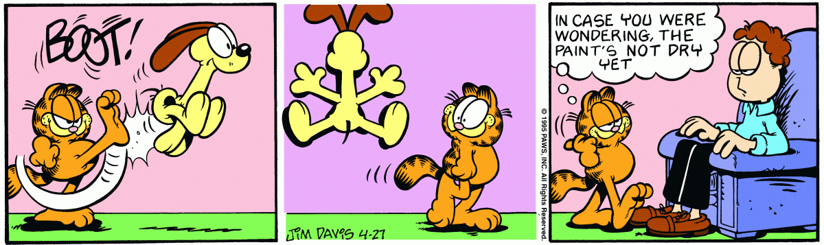 Garfield, April 27, 1995