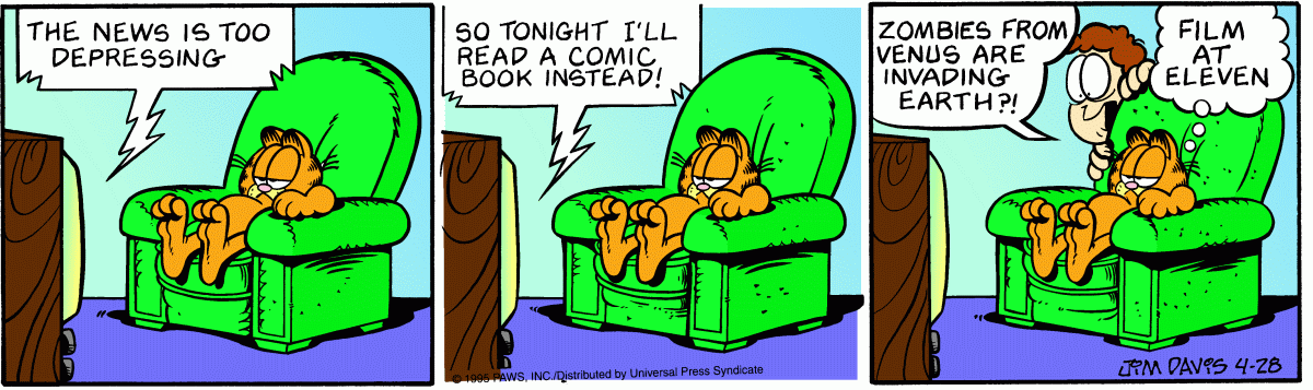 Garfield, April 28, 1995