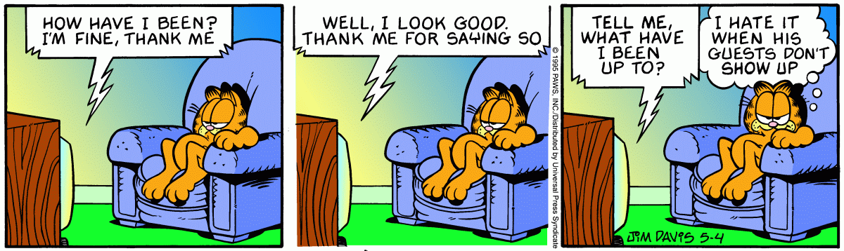 Garfield, May 4, 1995