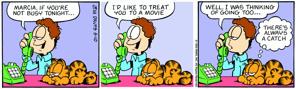 Garfield, May 10, 1995