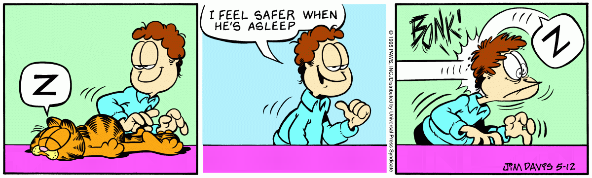 Garfield, May 12, 1995