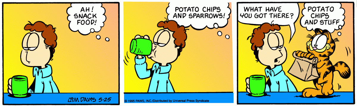 Garfield, May 25, 1995