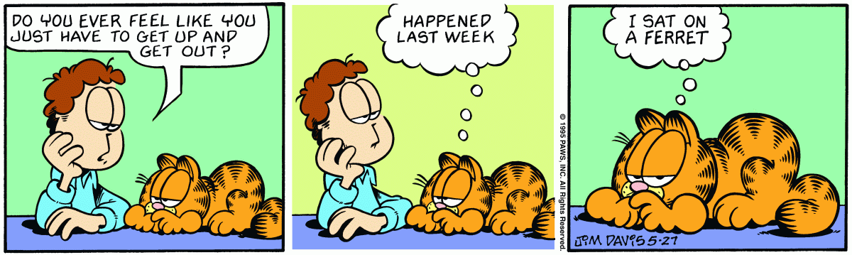 Garfield, May 27, 1995