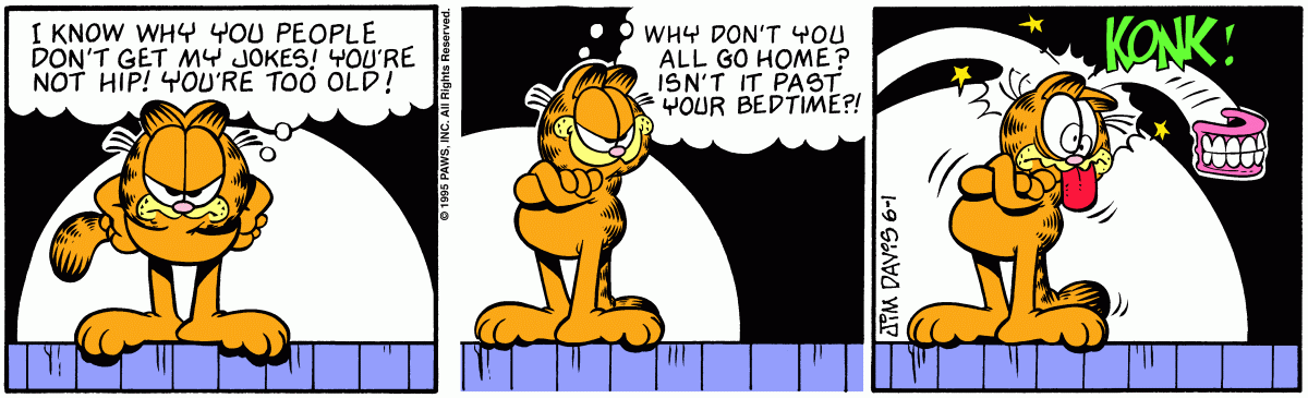 Garfield, June 1, 1995