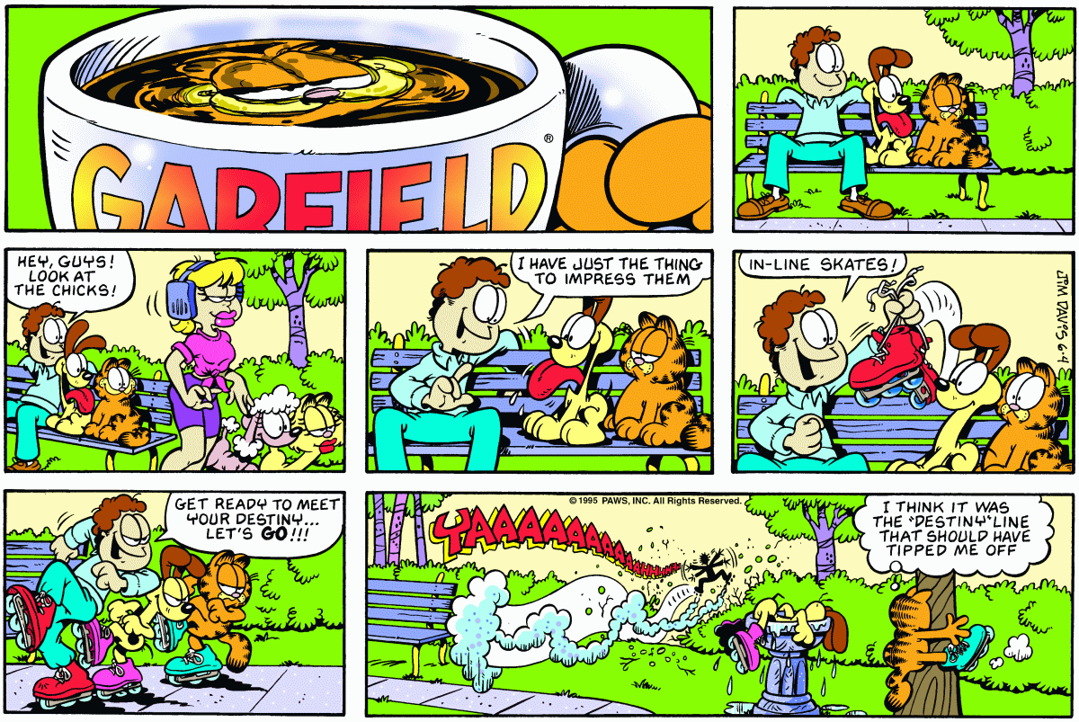 Garfield, June 4, 1995