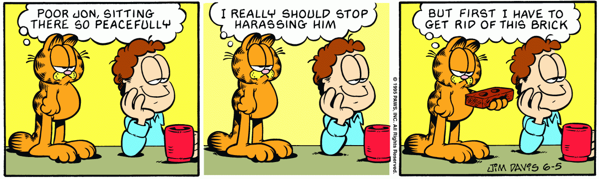Garfield, June 5, 1995