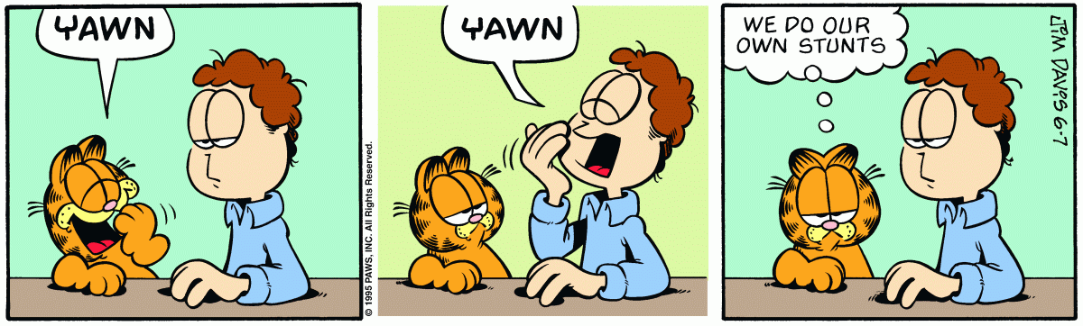 Garfield, June 7, 1995