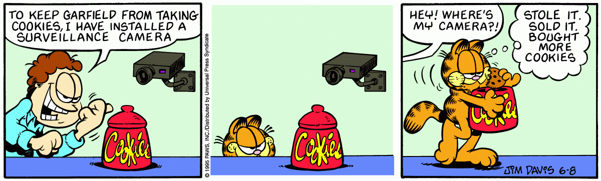 Garfield, June 8, 1995