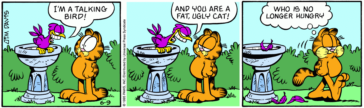 Garfield, June 9, 1995