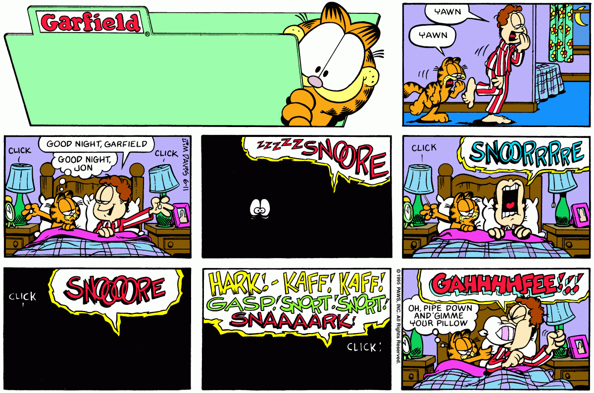 Garfield, June 11, 1995