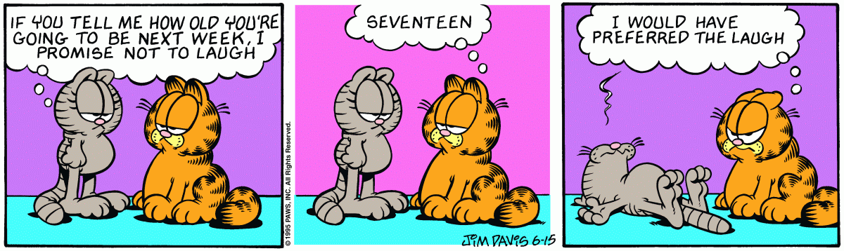 Garfield, June 15, 1995