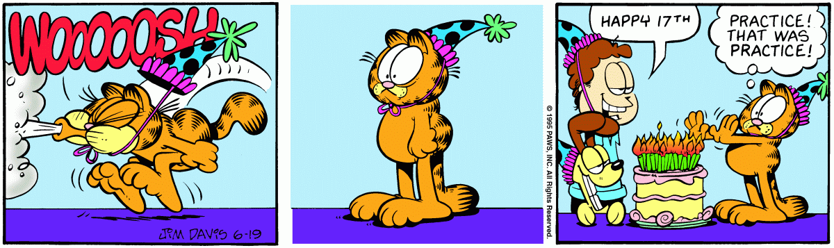 Garfield, June 19, 1995