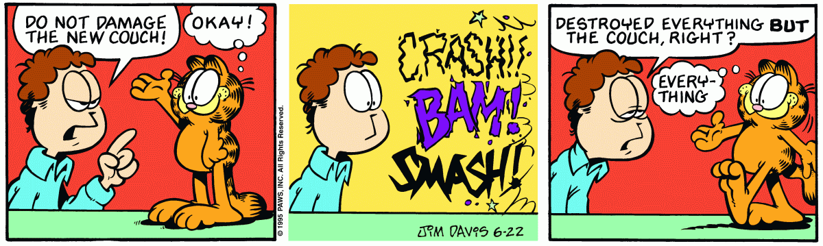 Garfield, June 22, 1995