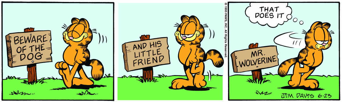 Garfield, June 23, 1995