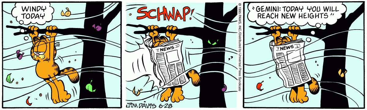 Garfield, June 28, 1995
