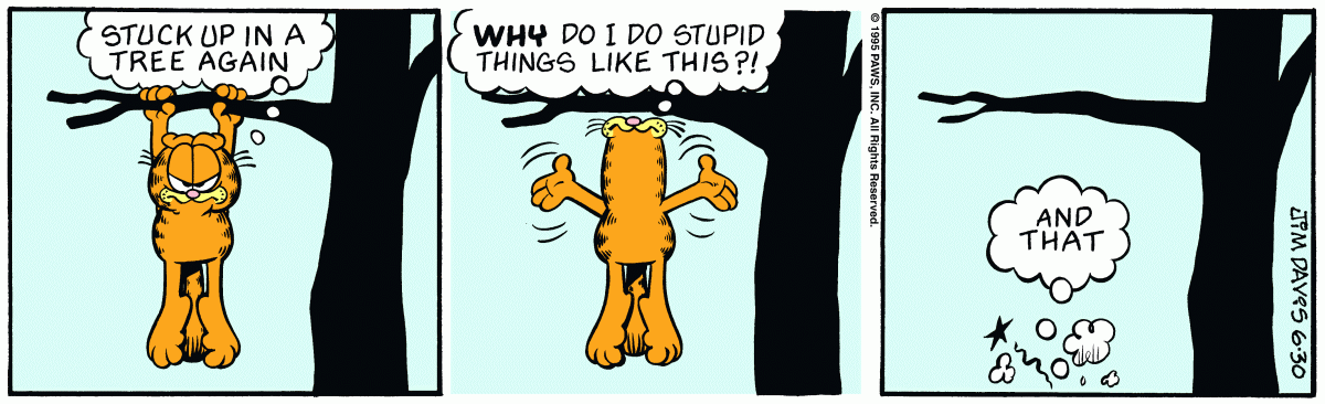 Garfield, June 30, 1995