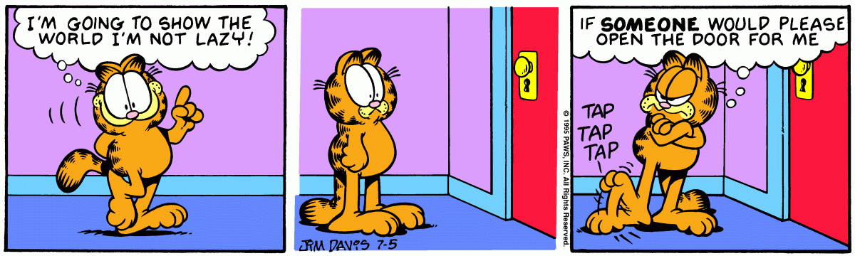 Garfield, July 5, 1995