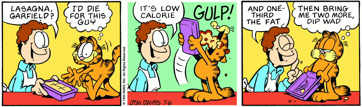 Garfield, July 6, 1995