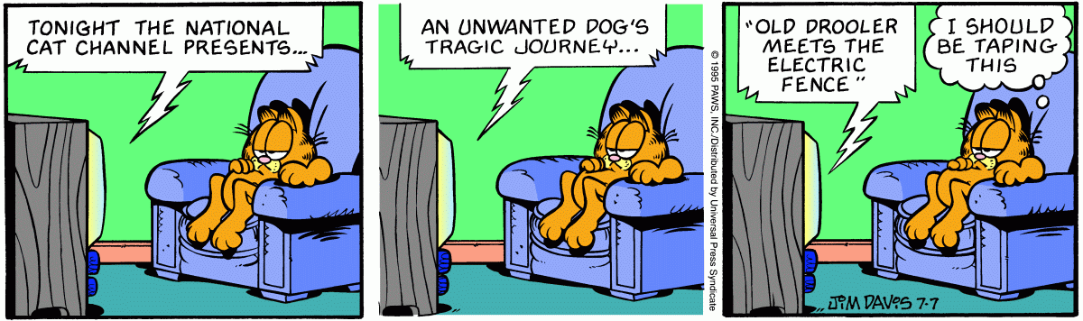 Garfield, July 7, 1995