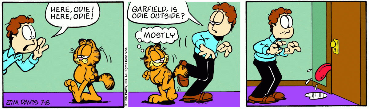 Garfield, July 8, 1995