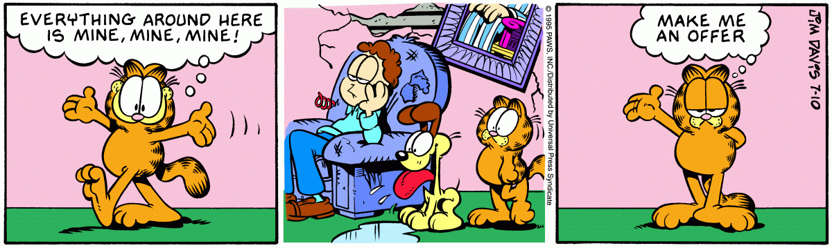 Garfield, July 10, 1995