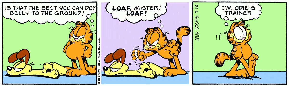 Garfield, July 12, 1995