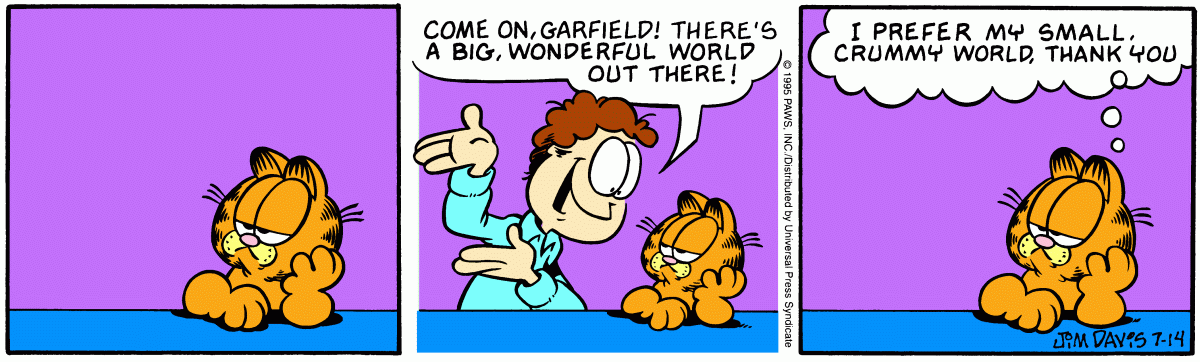 Garfield, July 14, 1995